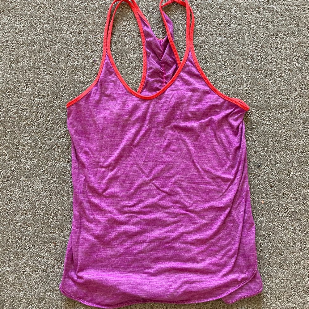 Lululemon ruched back tank top